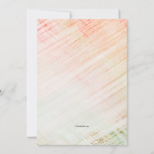 Decadent Desserts Chef Graduation Party Uitnodigin Kaart (Achterkant)