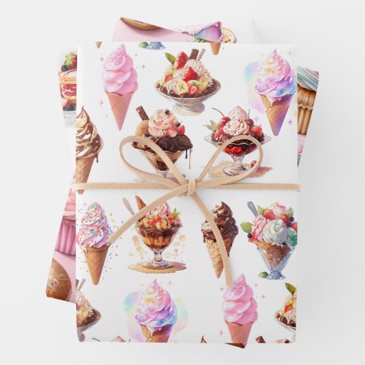 Decadent Desserts Inpakpapier Vel (In situ)