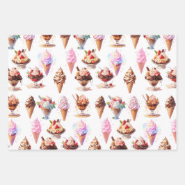 Decadent Desserts Inpakpapier Vel