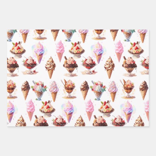 Decadent Desserts Inpakpapier Vel (Voorkant)