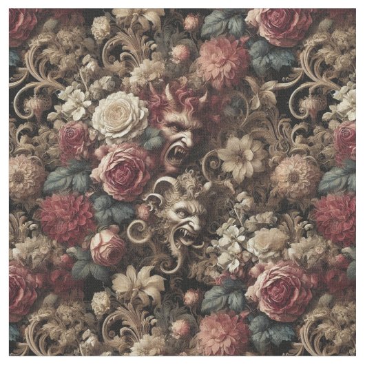 Decadent Devilry - Gothic Classic Tegel Stof (Close Up)