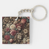 Decadent Devilry - Gotische Barok Sleutelhanger (Achterkant)