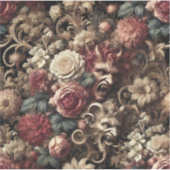 Decadent Devilry - Gotische Barok Sticker (Voorkant)