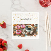 Decadent Donuts en Koffie Sociaal Papier Servetten (Insitu)
