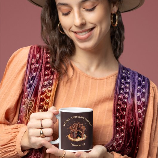Decadent Nationale Chocolade Cake Dag Koffiemok