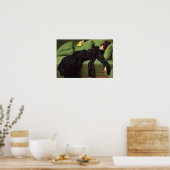 Decadent Young Woman After the Dance Ceramic Til Poster (Keuken)