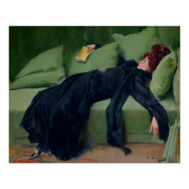 Decadent young woman. After the dance Perfect Poster