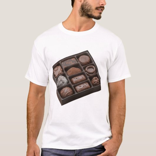 Decadente chocolade lekkernijen t-shirt (Voorkant)