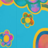 Decadente Gegildeerde Retro Waterverf Ploomf in de Behang (Zoom)