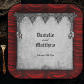  decadentie oud perkament gotische bruiloft papieren bordje