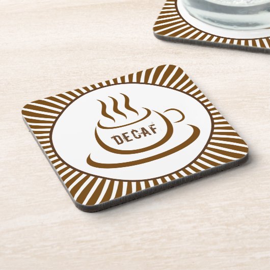 Decaf Coffee Bier Onderzetter (Linkerzijde)