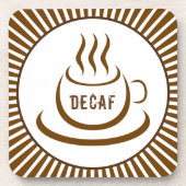 Decaf Coffee Bier Onderzetter (Voorkant)