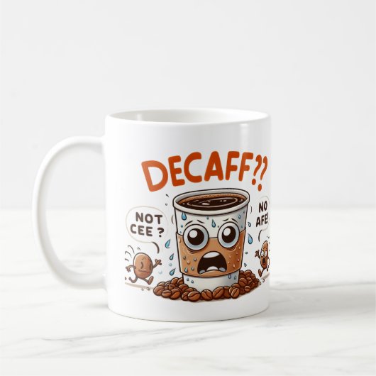 Decaf Dilemma Koffiemok (Links)