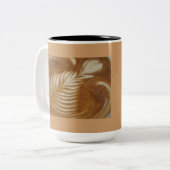 Decaf is voor Wimps-Mok Tweekleurige Koffiemok (Voorkant links)