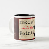 Decaf Panda Coffee Tweekleurige Koffiemok (Voorkant links)