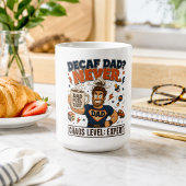 Decaf Papa Chaos Level Expert Mok Vaderdag Cadeau