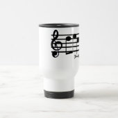 "Decaf" Treble Clef Coffee/Tea Container Reisbeker (Center)