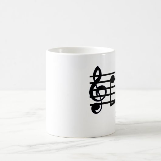 "Decaf" Treble Clef Mok (Center)
