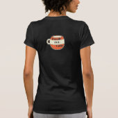 Decaf voor Cutie- The Cups (Dames) T-shirt (Achterkant)