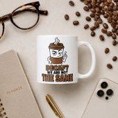 Decaf We zijn niet hetzelfde Funny Coffee Lover Mo Koffiemok