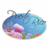 Decal Puerto Rico Sticker (Voorkant)