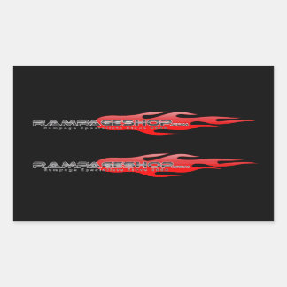 Decal / Sticker - Medium zwart x 8