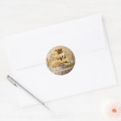 Decal Stickers Happy Birthday Metallic Gold (Envelop)