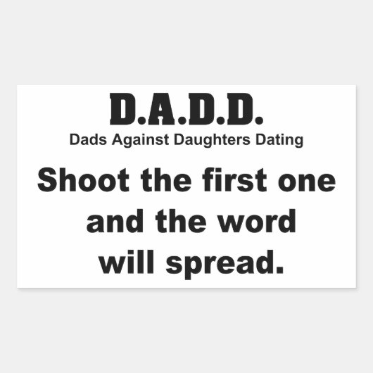 Decal van DADD Toolbox Rechthoekige Sticker (Voorkant)