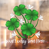 Decale aangepaste Lucky Window Decal van St Patric (Vel 2)