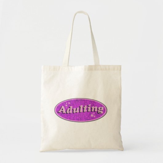 Decale Nostalgia Fun voor Cool Adulting Retro Deca Tote Bag (Voorkant)