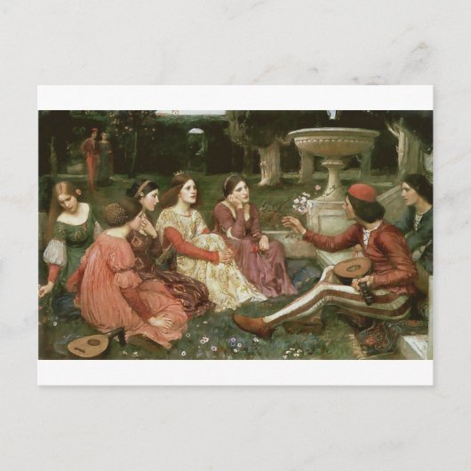 Decameron van John William Waterhouse (1916) Briefkaart (Voorkant)