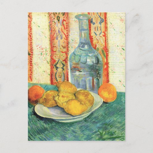 Decanter en Lemons Vincent van Gogh Briefkaart (Voorkant)