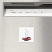 Decanter met rode wijn magneet (Insitu (Vaatwasser))