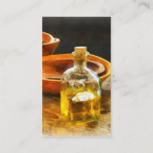 Decanter of Oil Visitekaartje (Achterkant)