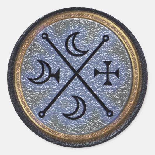 decarabie ronde sticker (Voorkant)