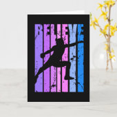 Decathlon gelooft dat Discus Throwing Girls Athlet Kaart (Gele Bloem)