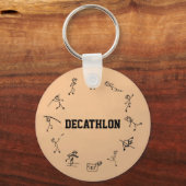 Decathlon Stickman Track and Field Athletics Sleutelhanger (Voorkant)