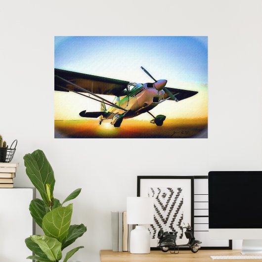 Decathlon tekening poster (Thuiskantoor)