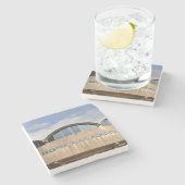 Decatur High School Onderzetter, Decatur Georgia Stenen Onderzetter (Zijkant)