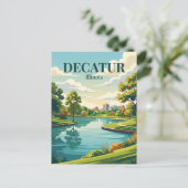 Decatur, Illinois Briefkaart (Staand voorkant)