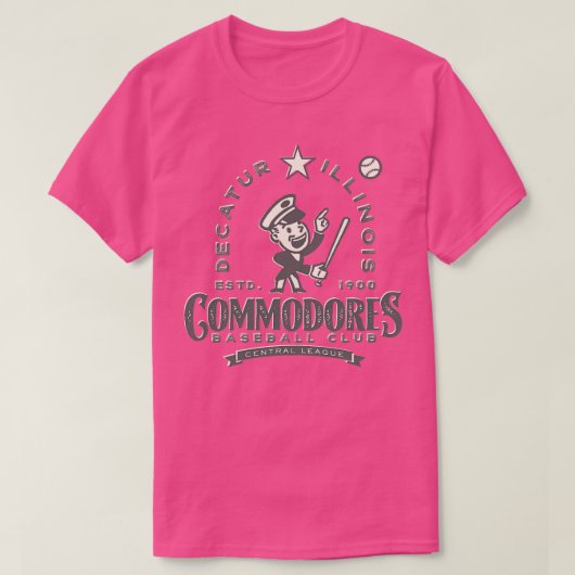 Decatur Illinois Commodores T-shirt (Design voorkant)