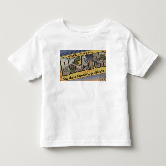 Decatur, Illinois (Soy Bean Capital) Kinder Shirts (Voorkant)