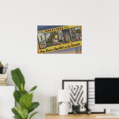 Decatur, Illinois (Soy Bean Capital) Poster (Thuiskantoor)