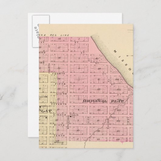 Decatur, Nebraska Briefkaart (Voorkant / Achterkant)