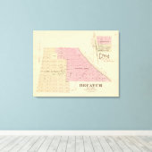 Decatur, Nebraska Canvas Afdruk (Insitu (Houten vloer))