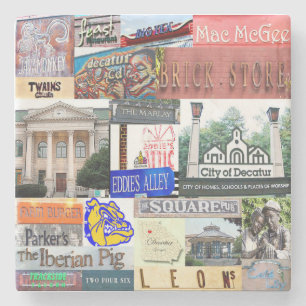 Decatur Onderzetters, Decatur, Decatur Georgia Ond Stenen Onderzetter