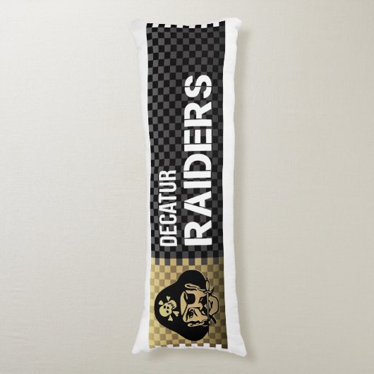Decatur Raiders #2 Lichaamskussen (Voorkant Verticaal)