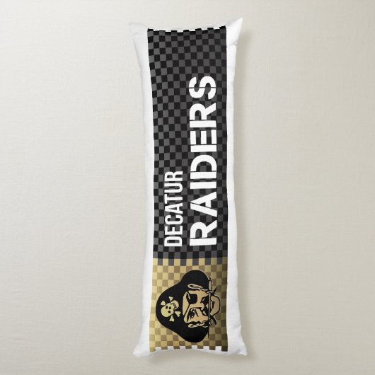 Decatur Raiders #2 Lichaamskussen (Achterkant (Verticaal))