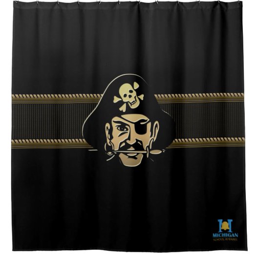 Decatur Raiders #4 Douchegordijn (Voorkant)