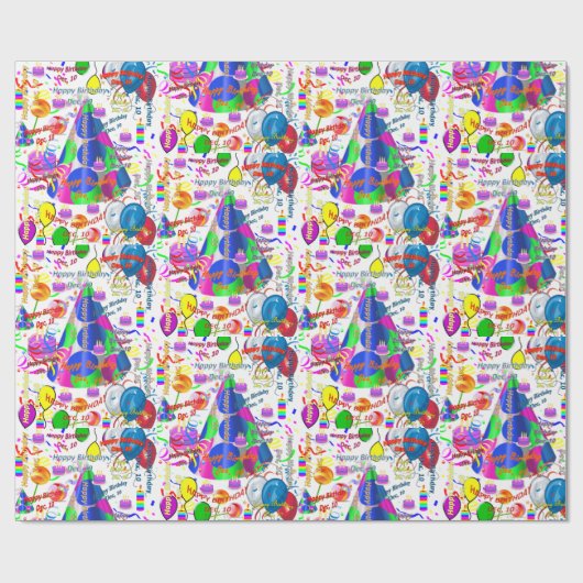 December, 10 september Gift Wrapping Paper Cadeaupapier (Vlak)